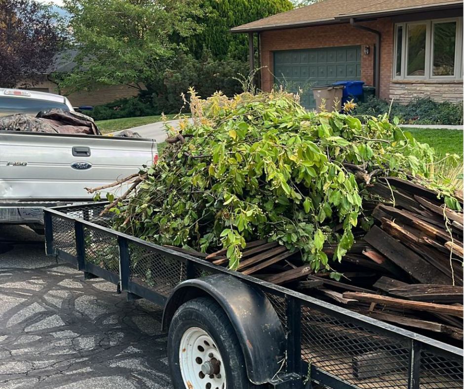 Junk haul away in South Jordan & Salt Lake City by J&A Landscaping – fast and affordable clutter removal.