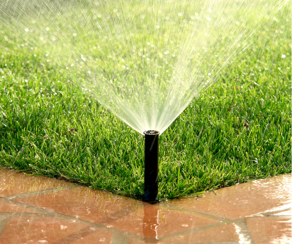 Sprinkler irrigation system in South Jordan & Salt Lake City by J&A Landscaping – efficient lawn watering solutions